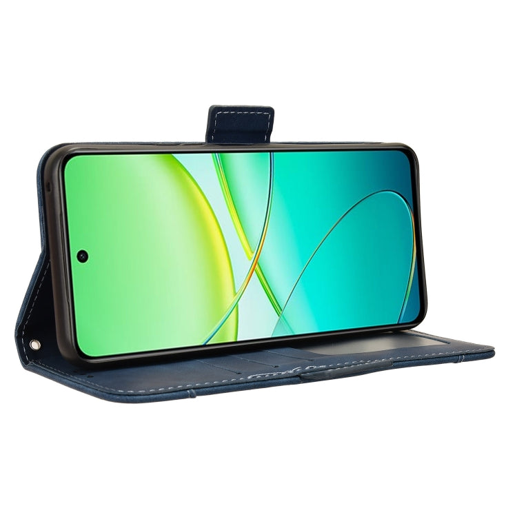 For vivo Y38 5G / Y200i 5G Skin Feel Calf Texture Card Slots Leather Phone Case