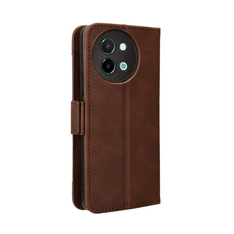 For vivo Y38 5G / Y200i 5G Skin Feel Calf Texture Card Slots Leather Phone Case