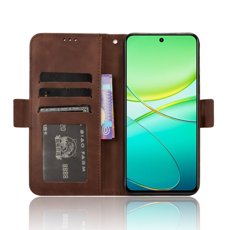 For vivo Y38 5G / Y200i 5G Skin Feel Calf Texture Card Slots Leather Phone Case