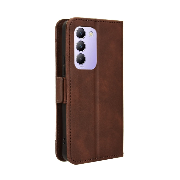 For vivo Y200e 5G / Y100 5G IND Skin Feel Calf Texture Card Slots Leather Phone Case