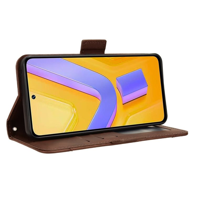 For vivo Y200e 5G / Y100 5G IND Skin Feel Calf Texture Card Slots Leather Phone Case