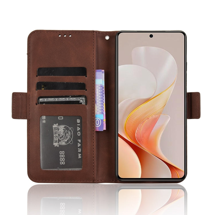 For vivo S19 5G Skin Feel Calf Texture Card Slots Leather Phone Case