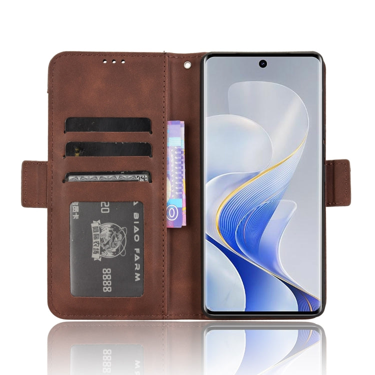 For vivo S19 Pro 5G / V40 5G Skin Feel Calf Texture Card Slots Leather Phone Case