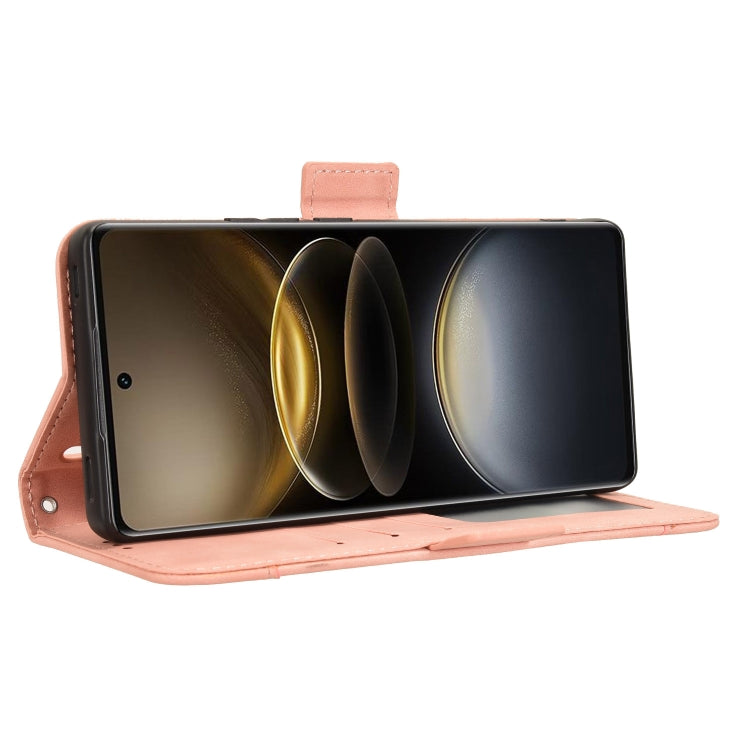 For vivo X100 Ultra 5G Skin Feel Calf Texture Card Slots Leather Phone Case