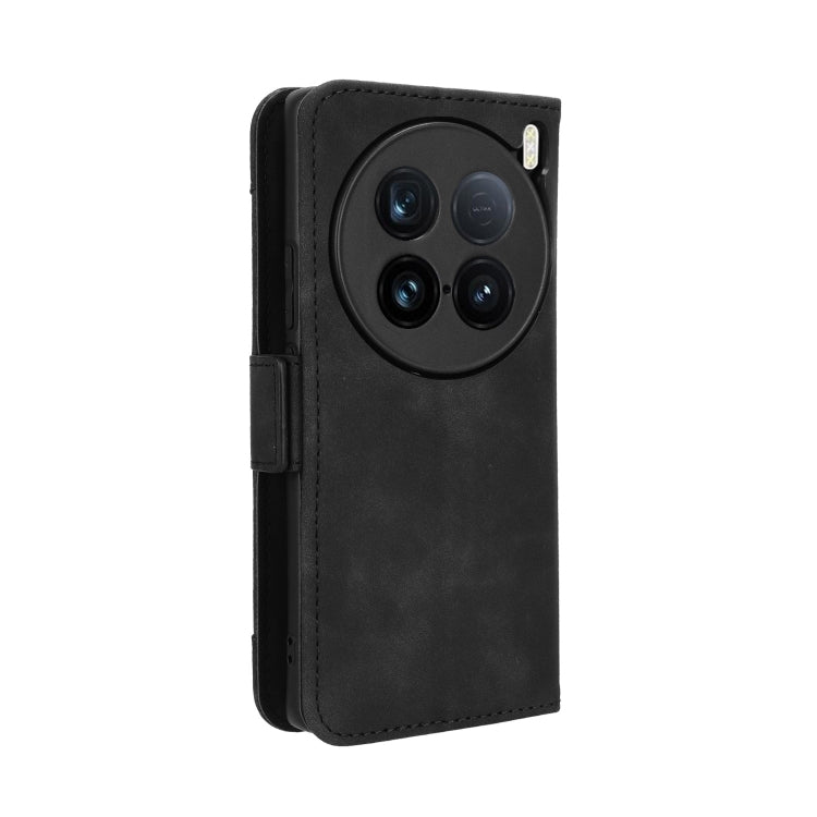For vivo X100 Ultra 5G Skin Feel Calf Texture Card Slots Leather Phone Case