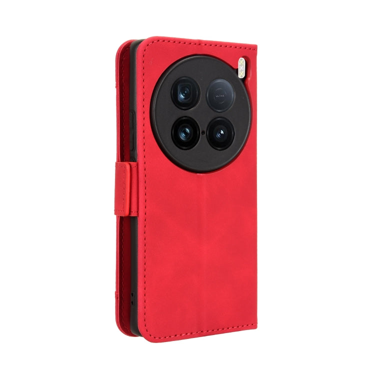 For vivo X100 Ultra 5G Skin Feel Calf Texture Card Slots Leather Phone Case