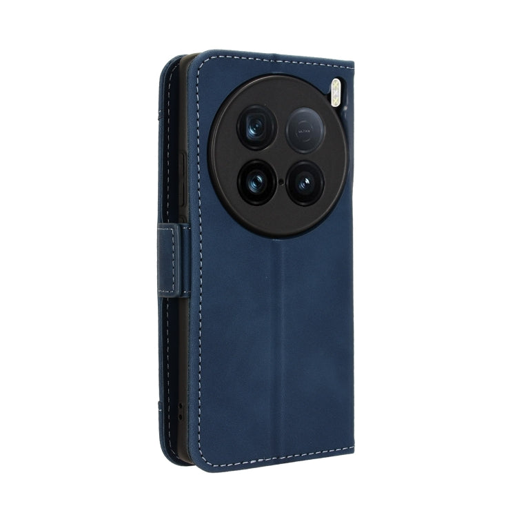 For vivo X100 Ultra 5G Skin Feel Calf Texture Card Slots Leather Phone Case