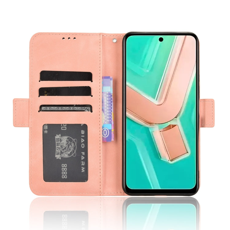 For vivo Y28 4G Skin Feel Calf Texture Card Slots Leather Phone Case