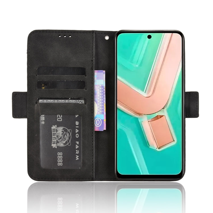 For vivo Y28 4G Skin Feel Calf Texture Card Slots Leather Phone Case