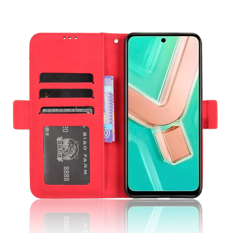 For vivo Y28 4G Skin Feel Calf Texture Card Slots Leather Phone Case