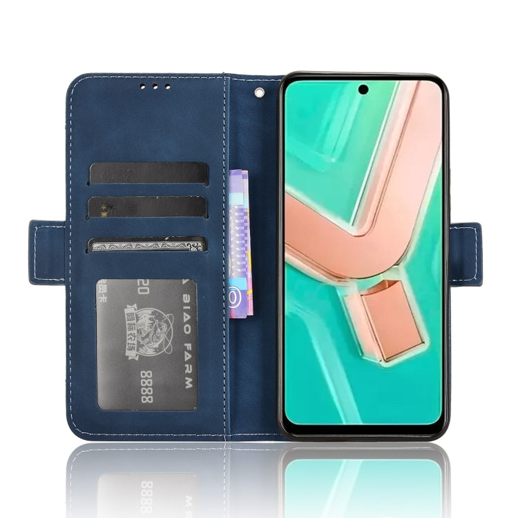For vivo Y28 4G Skin Feel Calf Texture Card Slots Leather Phone Case
