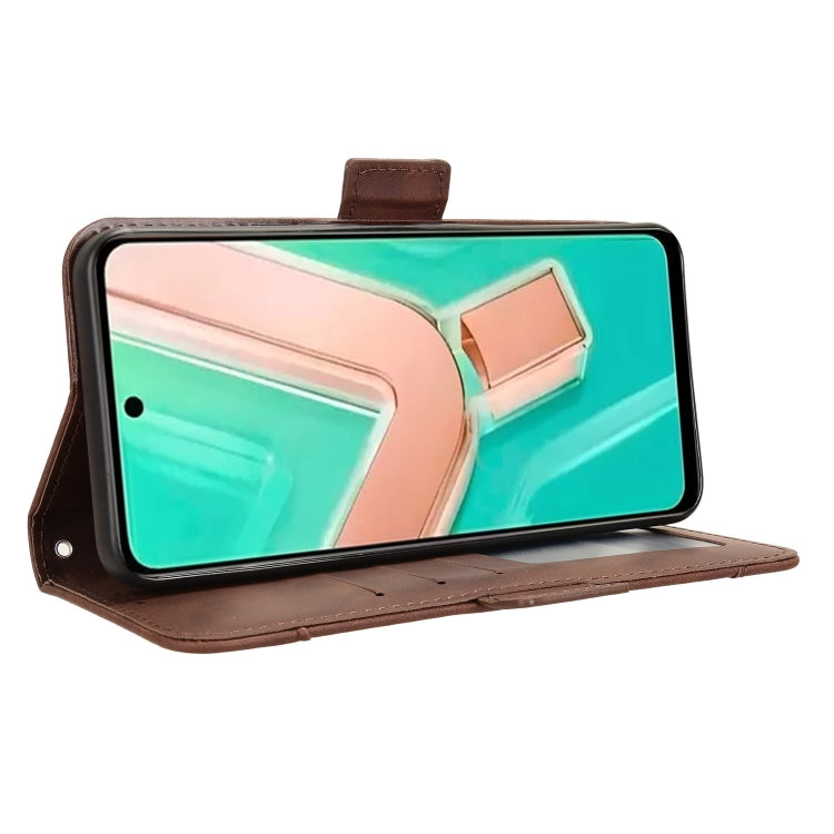 For vivo Y28 4G Skin Feel Calf Texture Card Slots Leather Phone Case