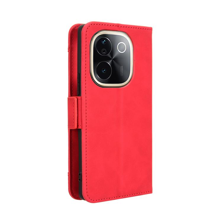 For vivo T3 Pro 5G / iQOO Z9S Pro 5G Skin Feel Calf Texture Card Slots Leather Phone Case