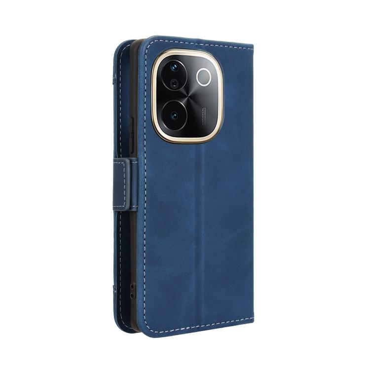 For vivo T3 Pro 5G / iQOO Z9S Pro 5G Skin Feel Calf Texture Card Slots Leather Phone Case