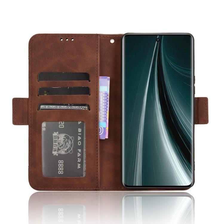 For vivo T3 Pro 5G / iQOO Z9S Pro 5G Skin Feel Calf Texture Card Slots Leather Phone Case