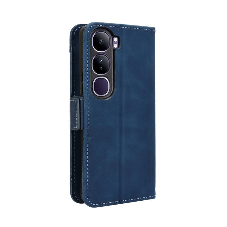 For vivo V40 Lite 4G / 5G IDN Skin Feel Calf Texture Card Slots Leather Phone Case