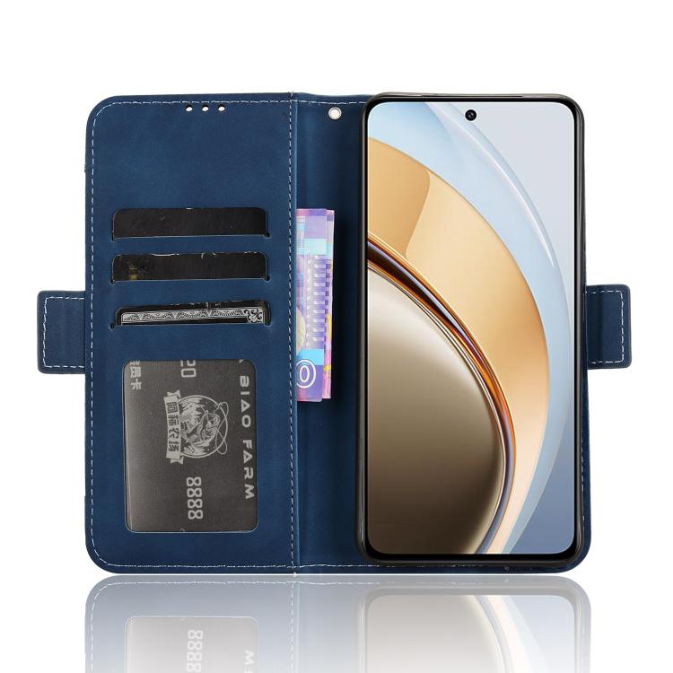 For vivo V40 Lite 4G / 5G IDN Skin Feel Calf Texture Card Slots Leather Phone Case
