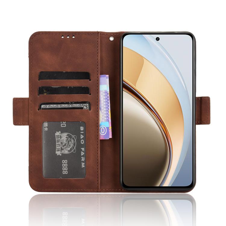 For vivo V40 Lite 4G / 5G IDN Skin Feel Calf Texture Card Slots Leather Phone Case
