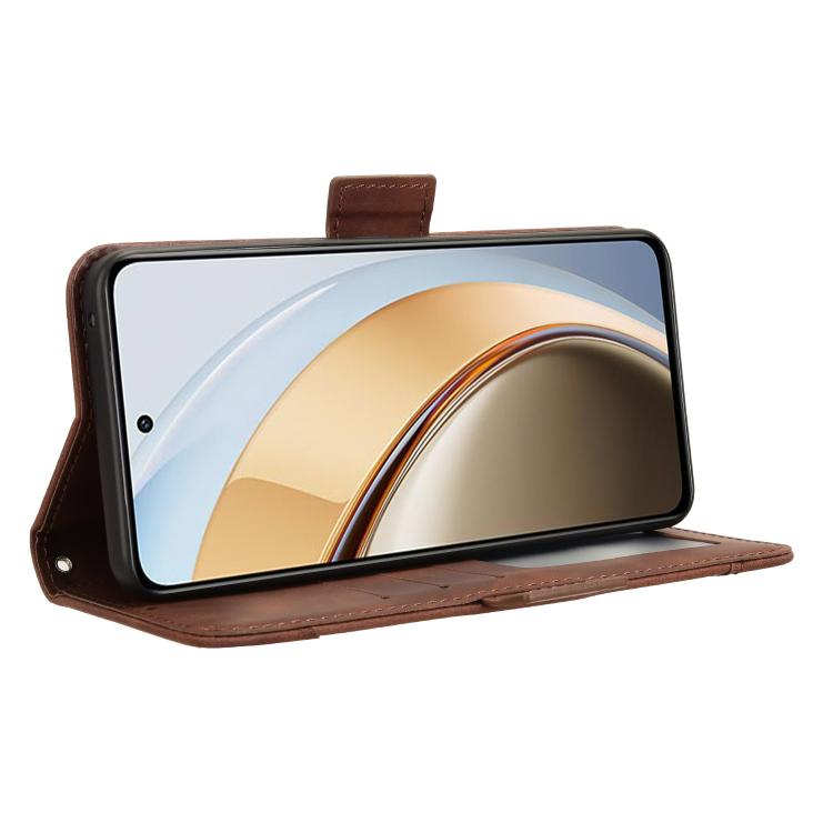 For vivo V40 Lite 4G / 5G IDN Skin Feel Calf Texture Card Slots Leather Phone Case