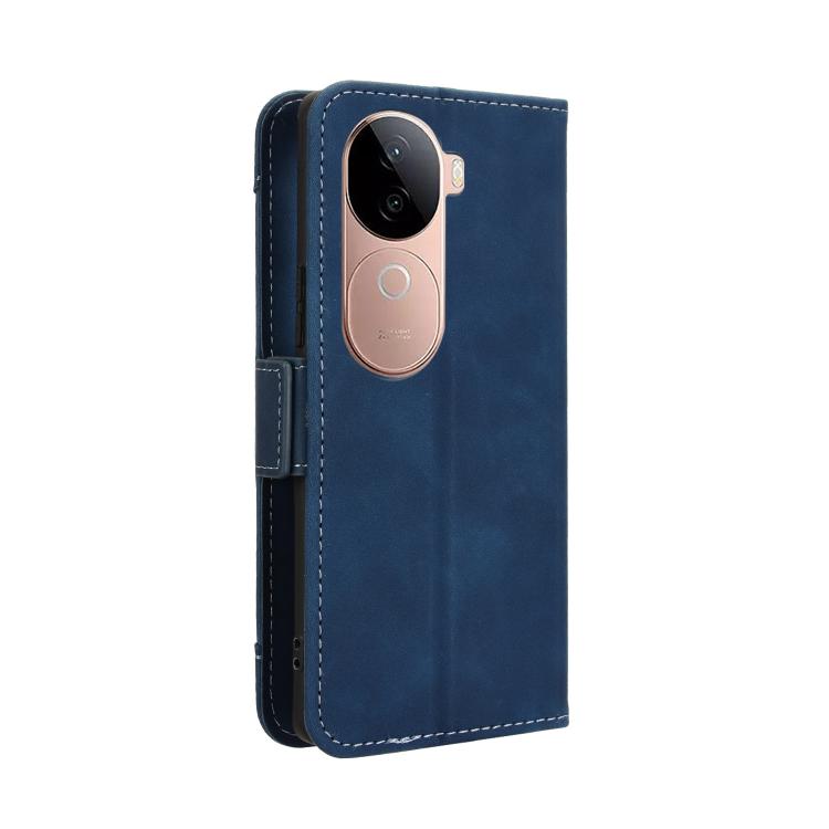 For vivo V40e 5G / iQOO Z9S 5G Skin Feel Calf Texture Card Slots Leather Phone Case