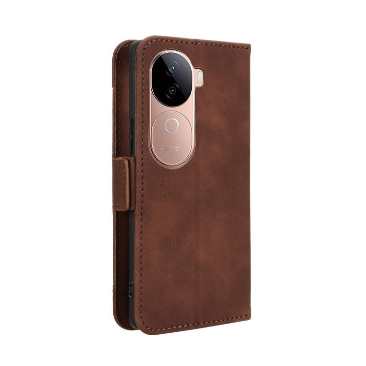For vivo V40e 5G / iQOO Z9S 5G Skin Feel Calf Texture Card Slots Leather Phone Case