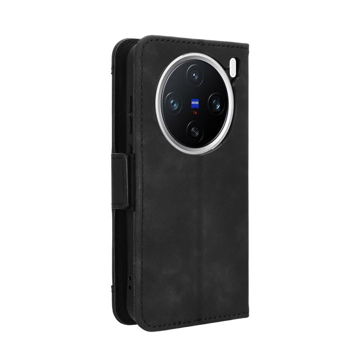 For vivo X200 5G Skin Feel Calf Texture Card Slots Leather Phone Case