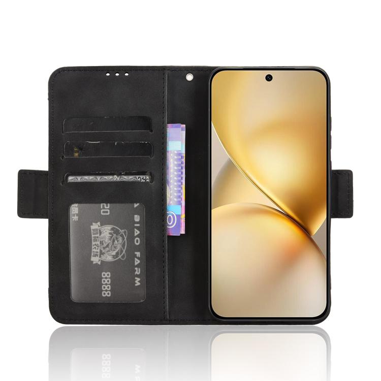 For vivo X200 5G Skin Feel Calf Texture Card Slots Leather Phone Case