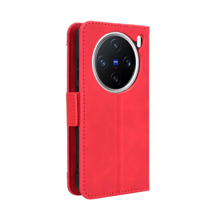For vivo X200 5G Skin Feel Calf Texture Card Slots Leather Phone Case