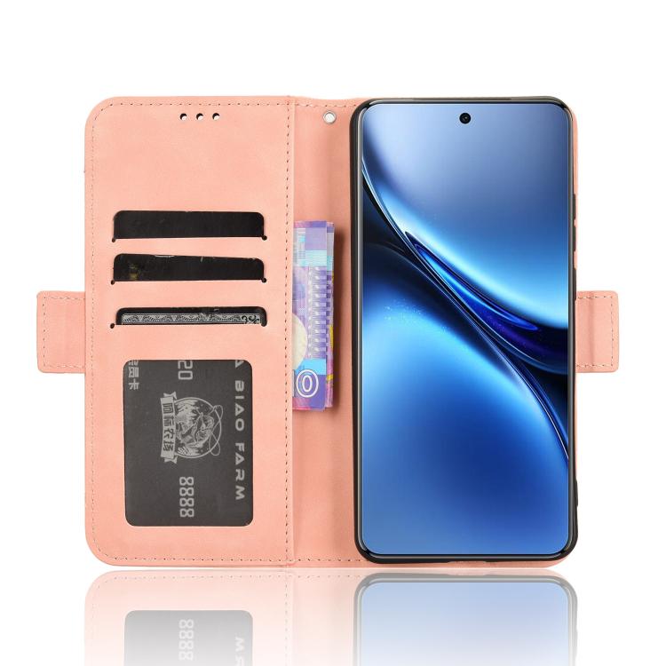 For vivo X200 Pro 5G Skin Feel Calf Texture Card Slots Leather Phone Case