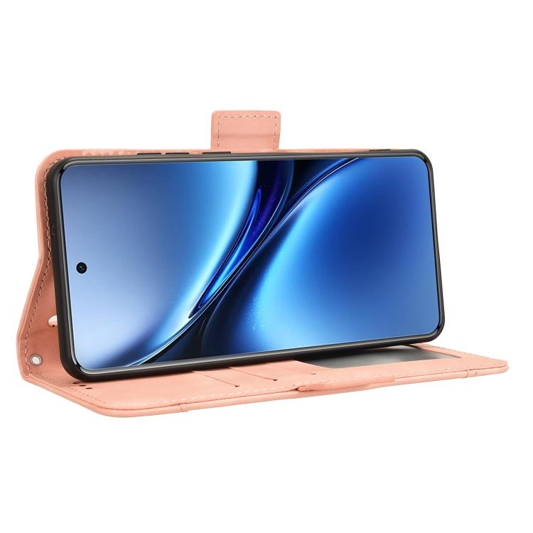 For vivo X200 Pro 5G Skin Feel Calf Texture Card Slots Leather Phone Case