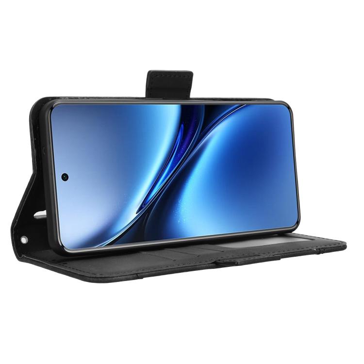 For vivo X200 Pro 5G Skin Feel Calf Texture Card Slots Leather Phone Case