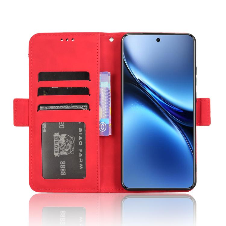 For vivo X200 Pro 5G Skin Feel Calf Texture Card Slots Leather Phone Case