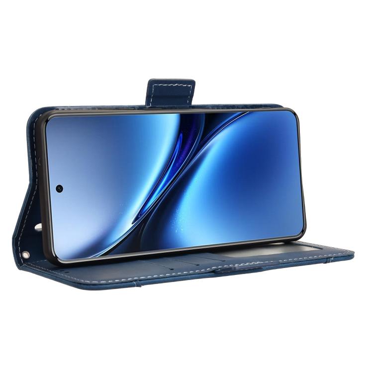 For vivo X200 Pro 5G Skin Feel Calf Texture Card Slots Leather Phone Case