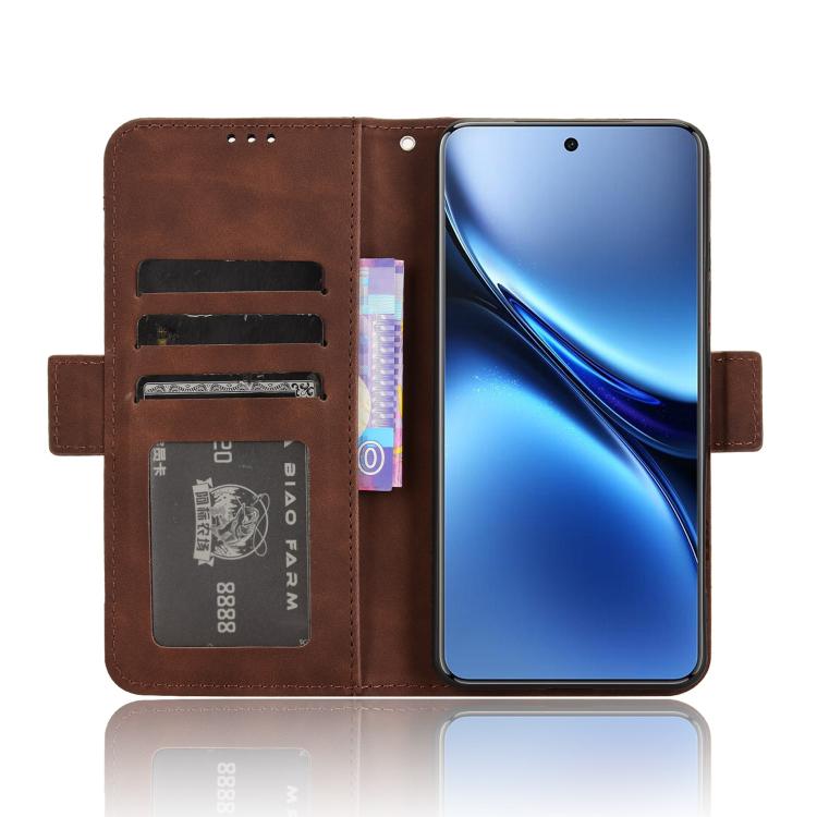 For vivo X200 Pro 5G Skin Feel Calf Texture Card Slots Leather Phone Case