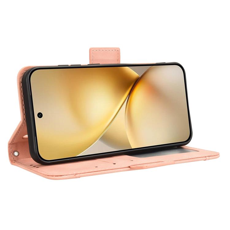 For vivo X200 Pro mini 5G Skin Feel Calf Texture Card Slots Leather Phone Case
