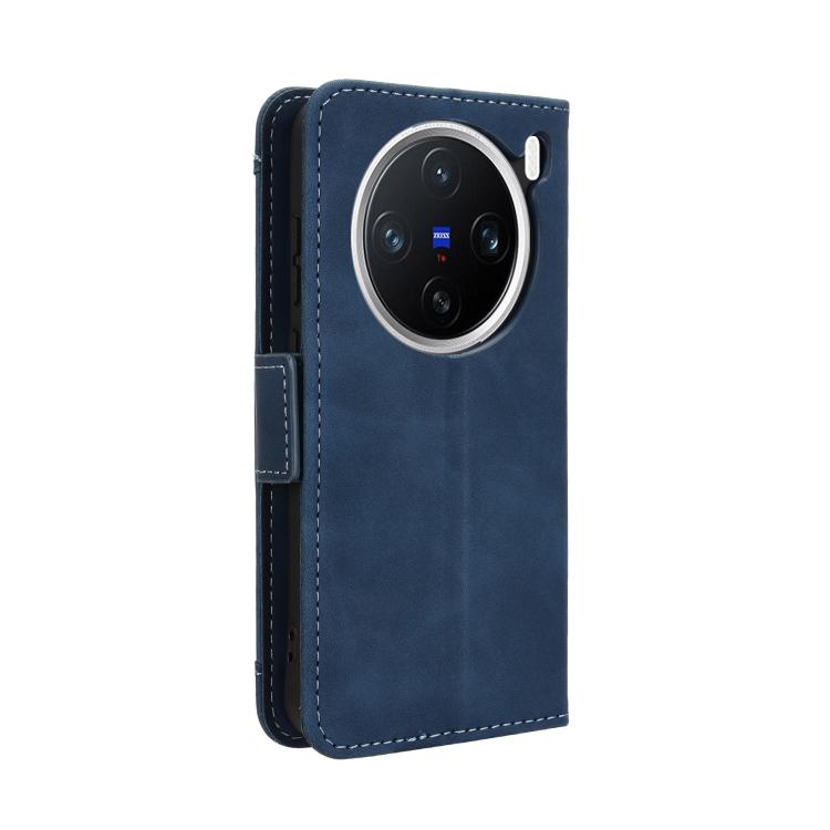 For vivo X200 Pro mini 5G Skin Feel Calf Texture Card Slots Leather Phone Case