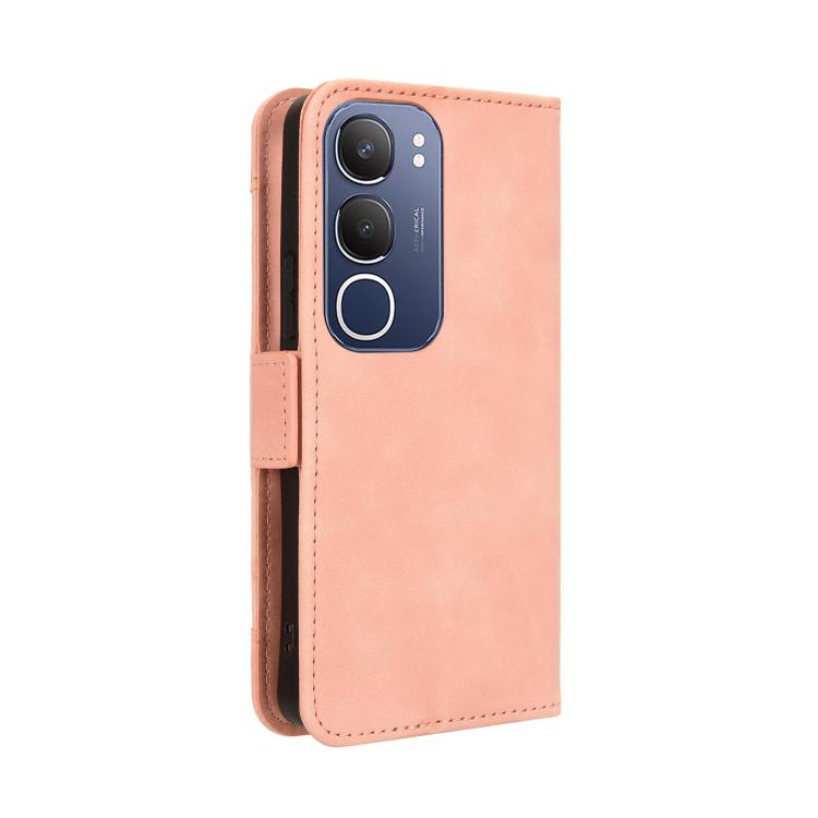 For vivo Y19s 4G Skin Feel Calf Texture Card Slots Leather Phone Case
