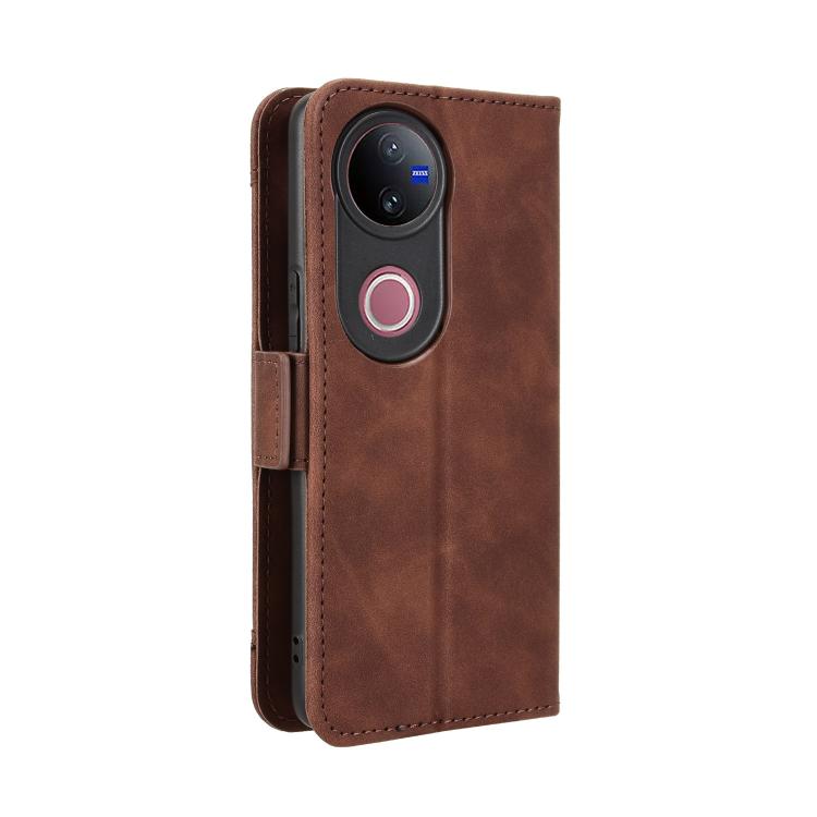 For vivo V50 5G Skin Feel Calf Texture Card Slots Leather Phone Case