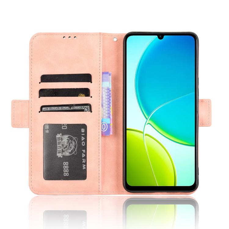 For vivo Y04 4G / Y29s 5G Skin Feel Calf Texture Card Slots Leather Phone Case