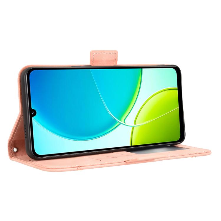 For vivo Y04 4G / Y29s 5G Skin Feel Calf Texture Card Slots Leather Phone Case