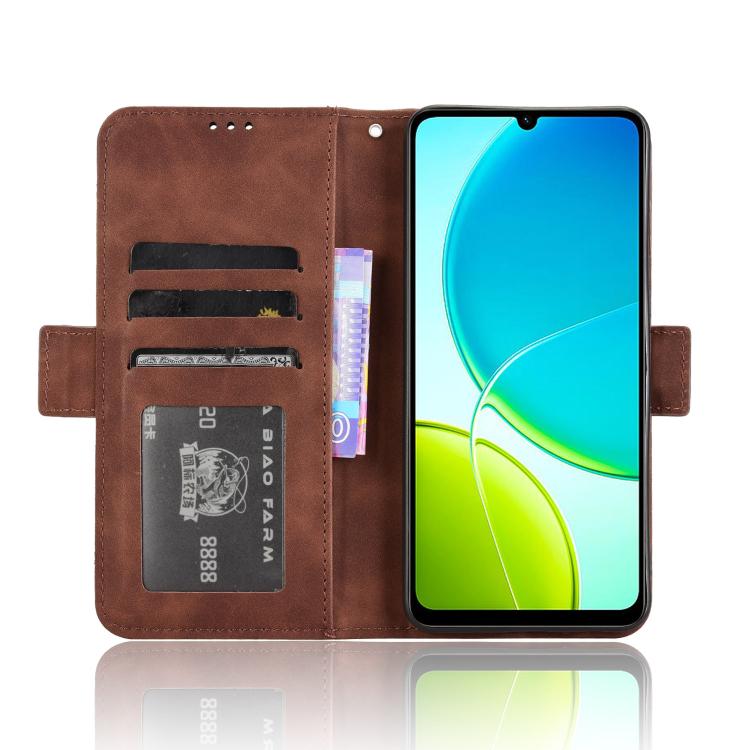 For vivo Y04 4G / Y29s 5G Skin Feel Calf Texture Card Slots Leather Phone Case