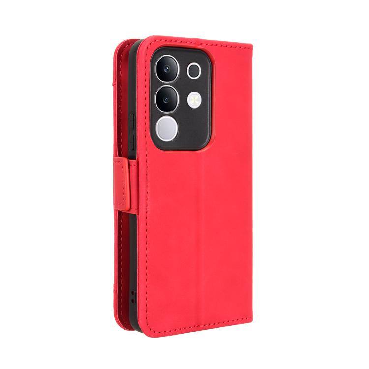 For vivo Y29 4G / T4x 5G Skin Feel Calf Texture Card Slots Leather Phone Case