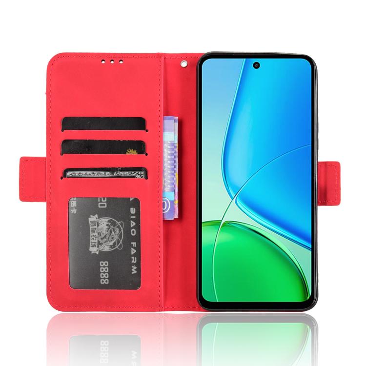 For vivo Y29 4G / T4x 5G Skin Feel Calf Texture Card Slots Leather Phone Case