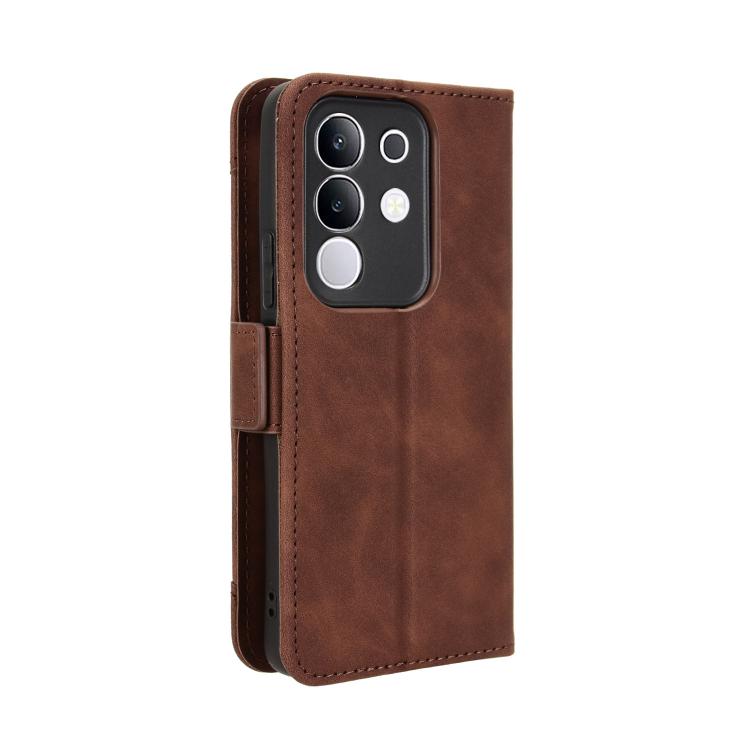 For vivo Y29 4G / T4x 5G Skin Feel Calf Texture Card Slots Leather Phone Case