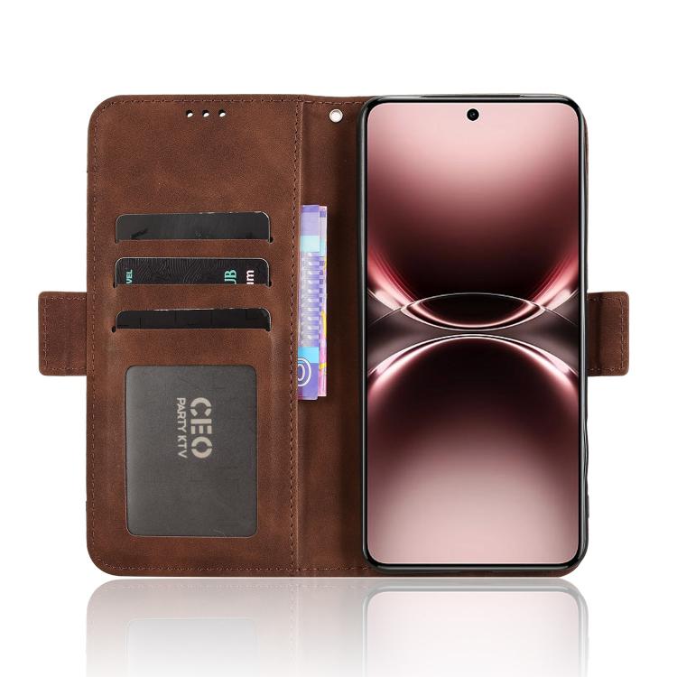 For vivo X200 Ultra 5G Skin Feel Calf Texture Card Slots Leather Phone Case