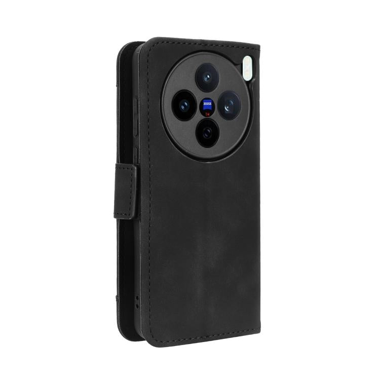 For vivo X200s 5G Skin Feel Calf Texture Card Slots Leather Phone Case