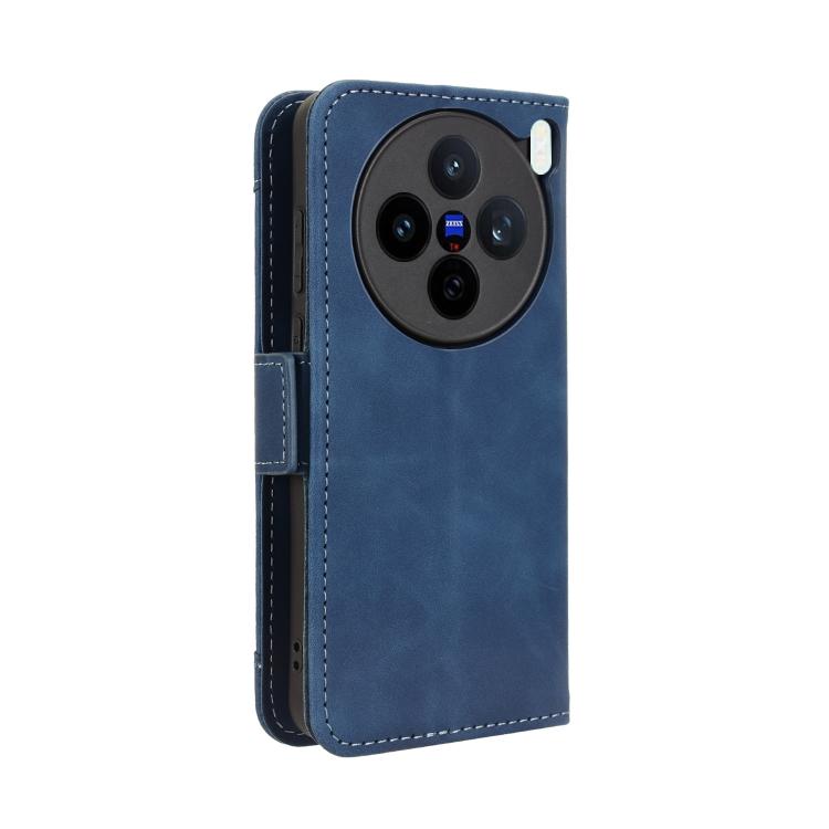For vivo X200s 5G Skin Feel Calf Texture Card Slots Leather Phone Case
