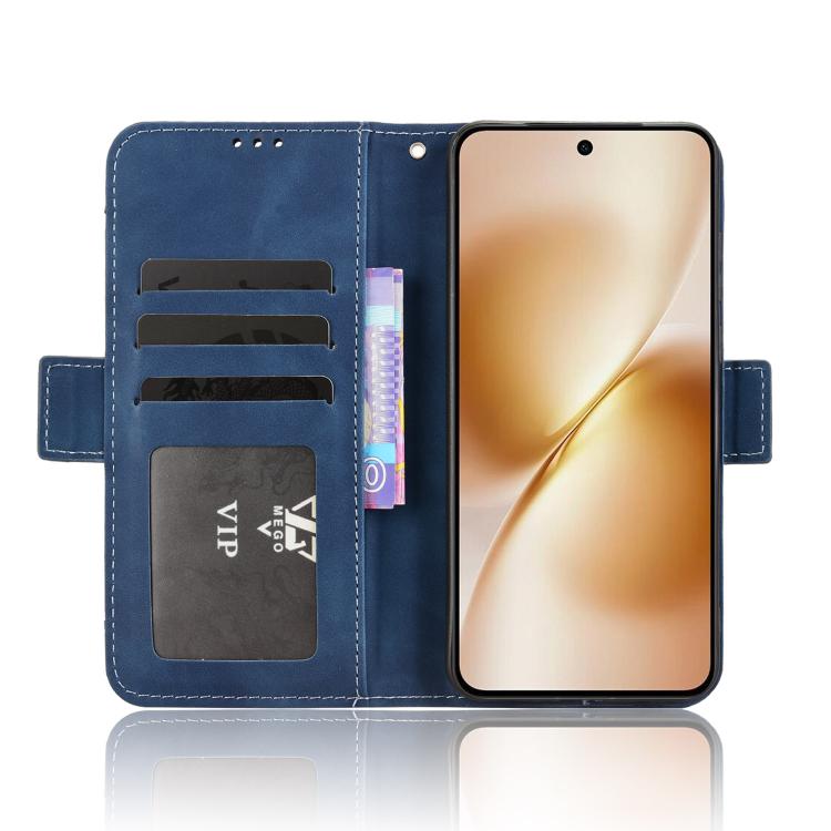 For vivo X200s 5G Skin Feel Calf Texture Card Slots Leather Phone Case