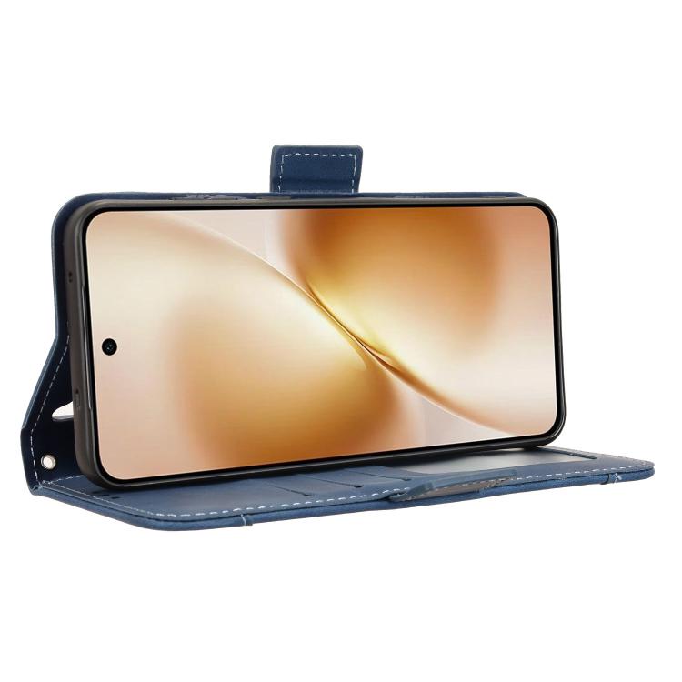 For vivo X200s 5G Skin Feel Calf Texture Card Slots Leather Phone Case
