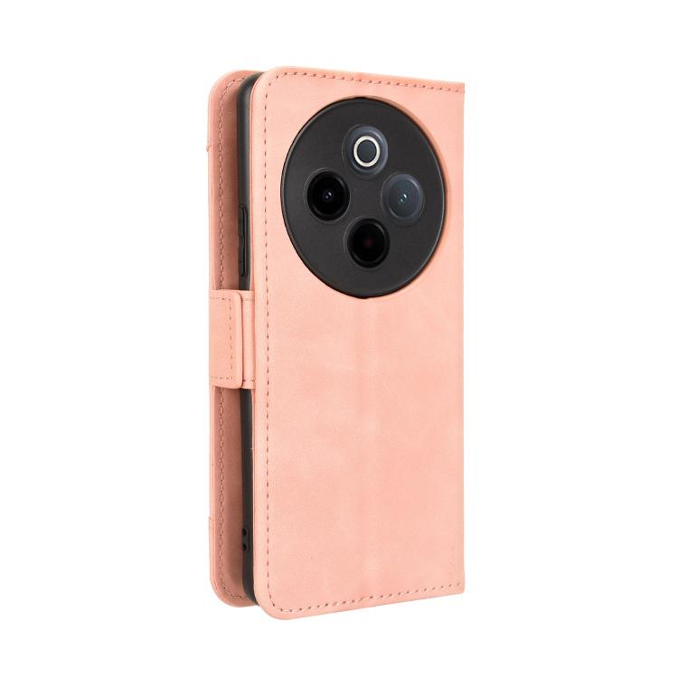 For vivo T4 5G / iQOO Z10 5G Global Skin Feel Calf Texture Card Slots Leather Phone Case